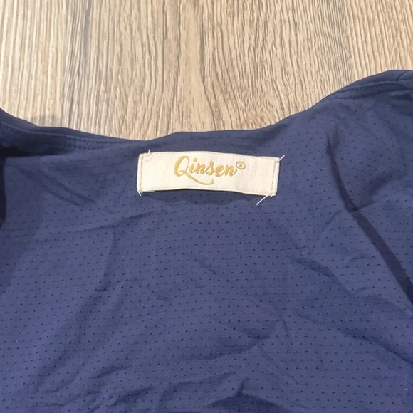 Elegant Navy Jumpsuit - Picture 3 of 4